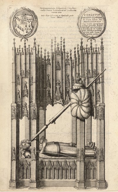 John of Gaunt (Monument) by Wenceslaus Hollar